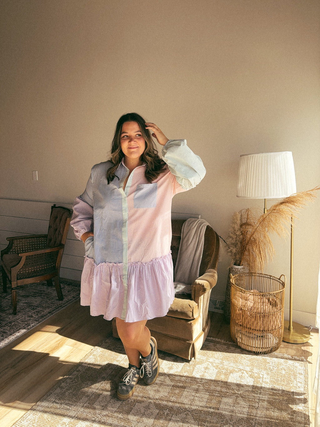 Stripe Color Block Dress