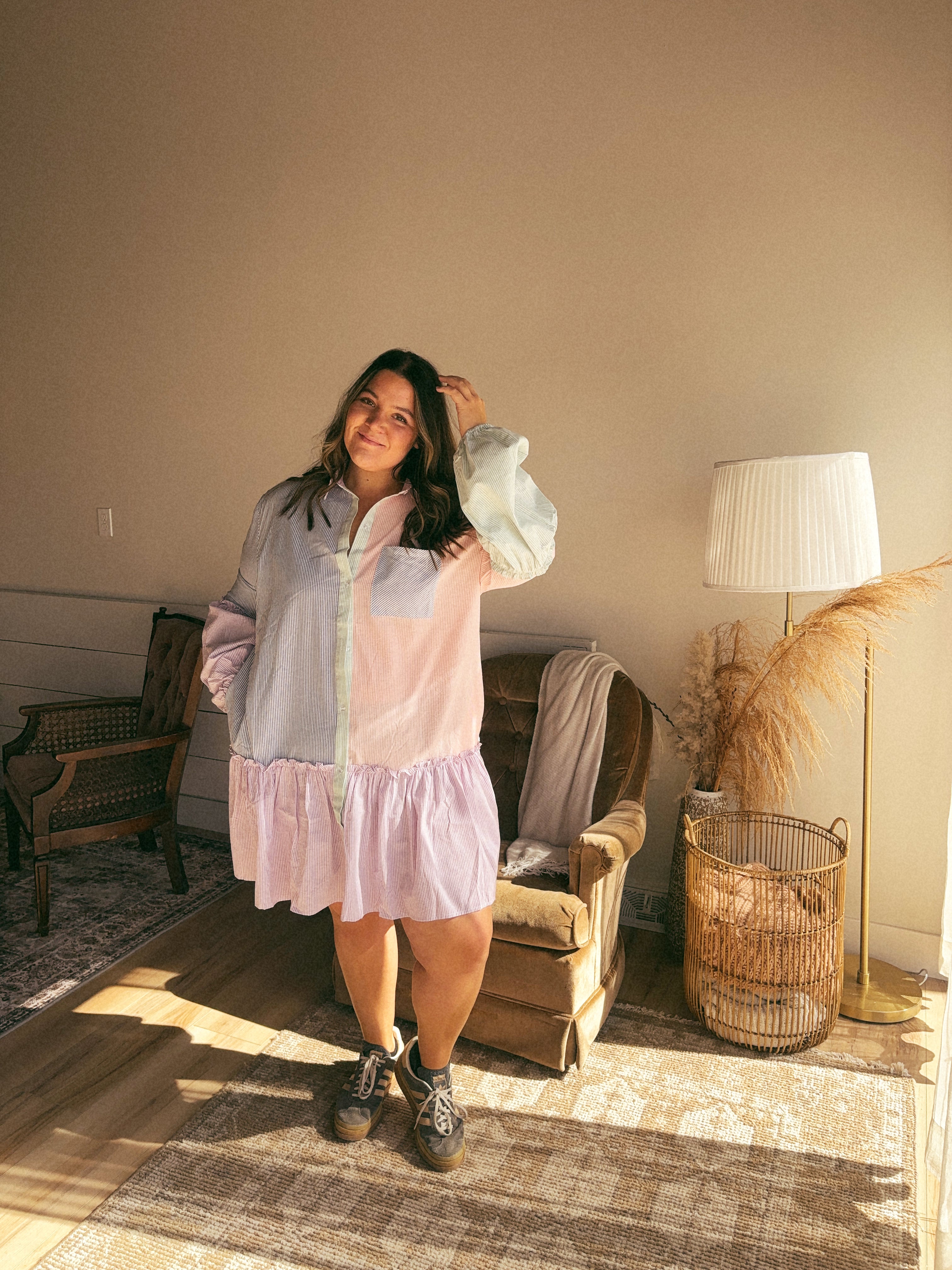 Stripe Color Block Dress