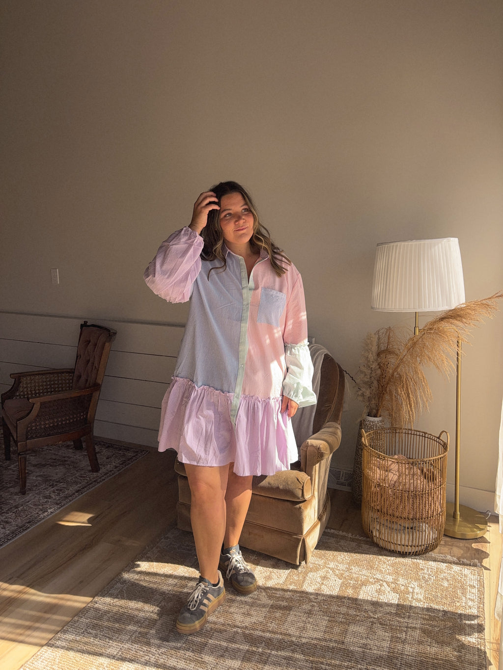 Stripe Color Block Dress