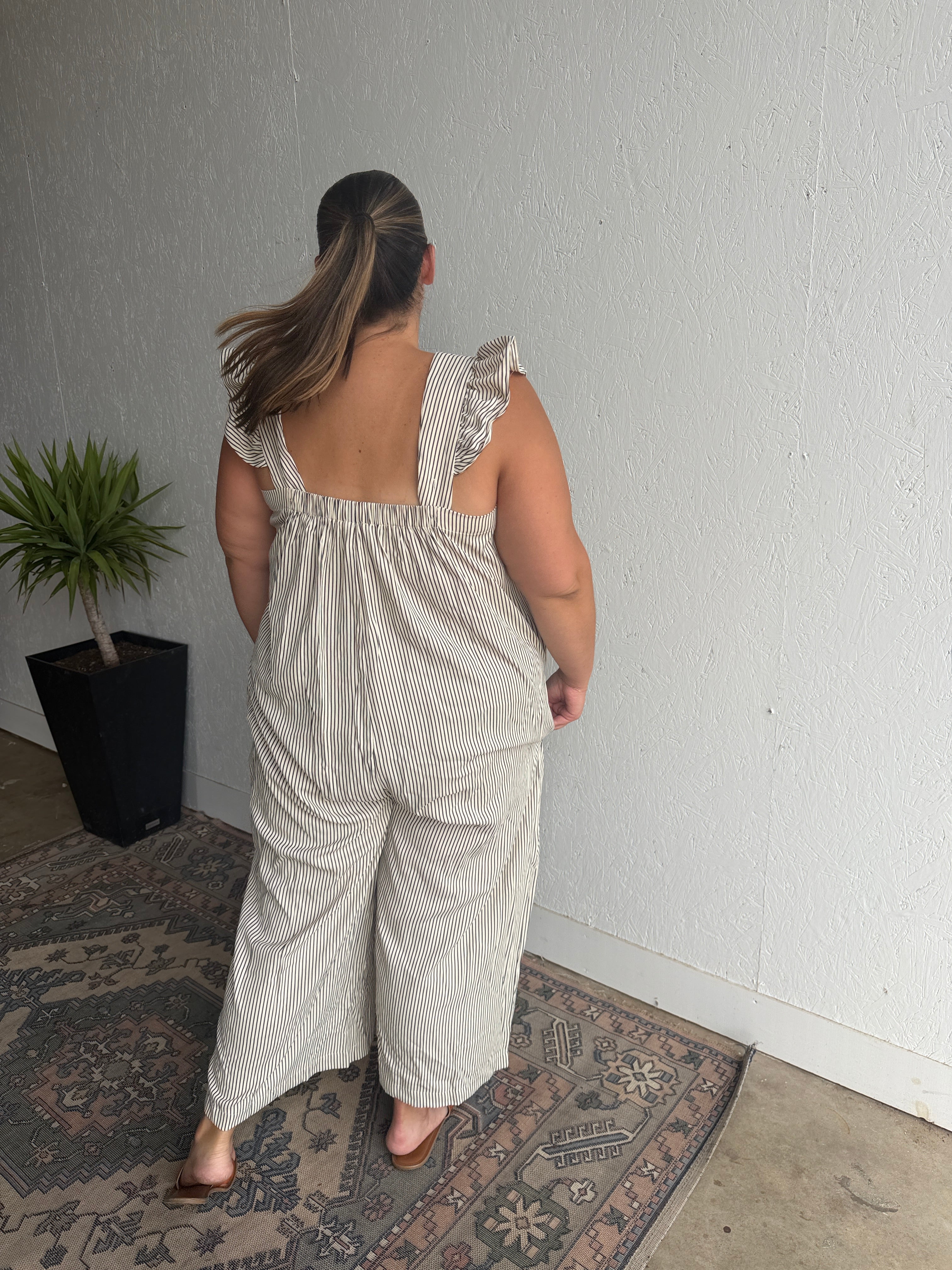 Black and White Romper