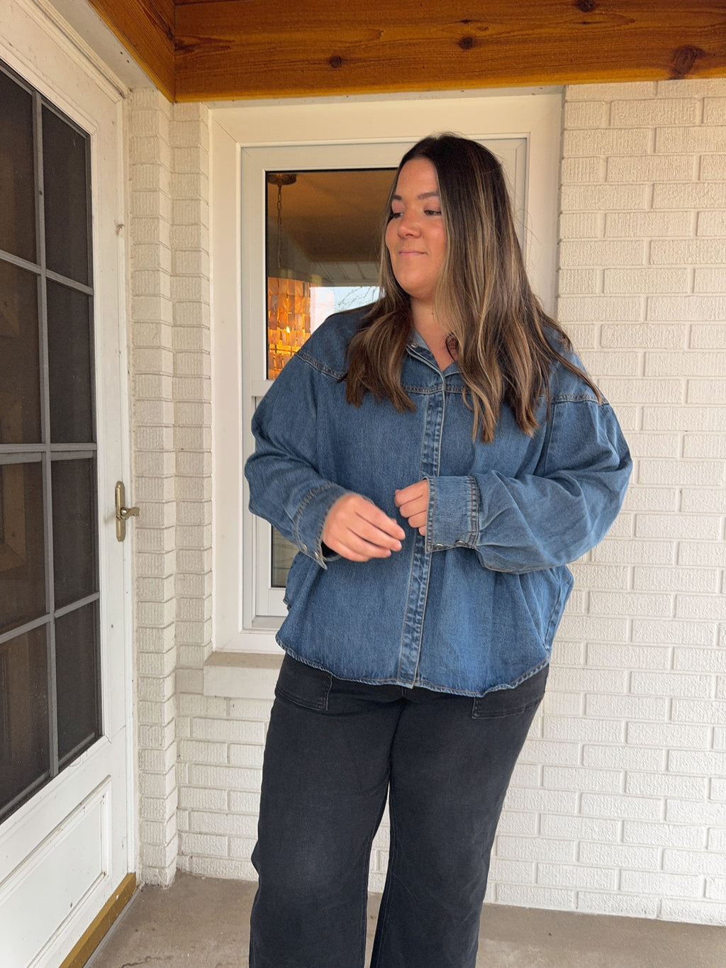 Lightweight Denim Top