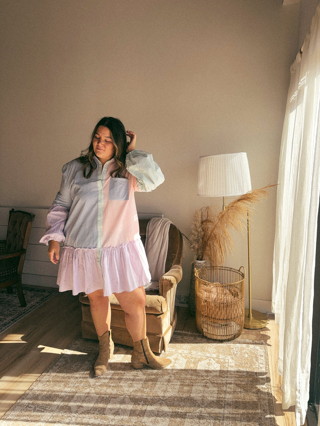 Stripe Color Block Dress