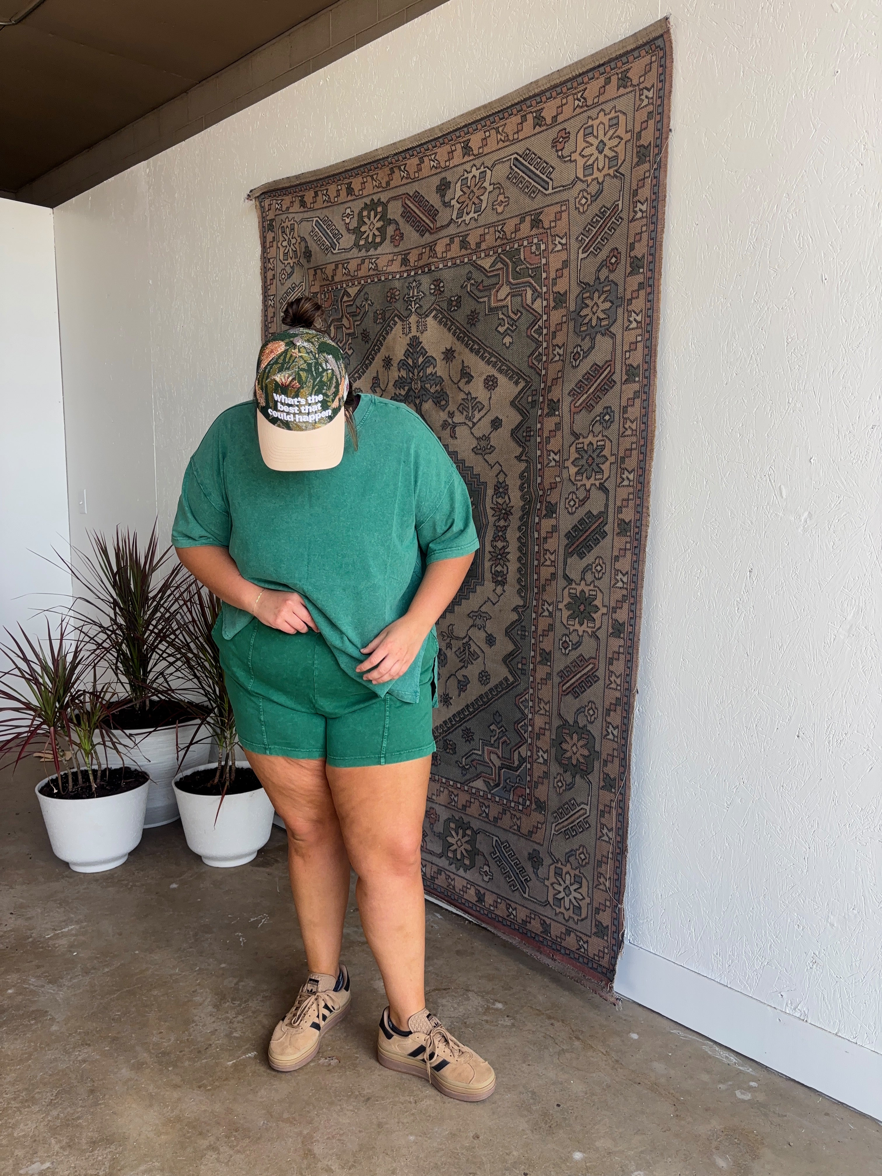 Green Shorts Set [Shorts]