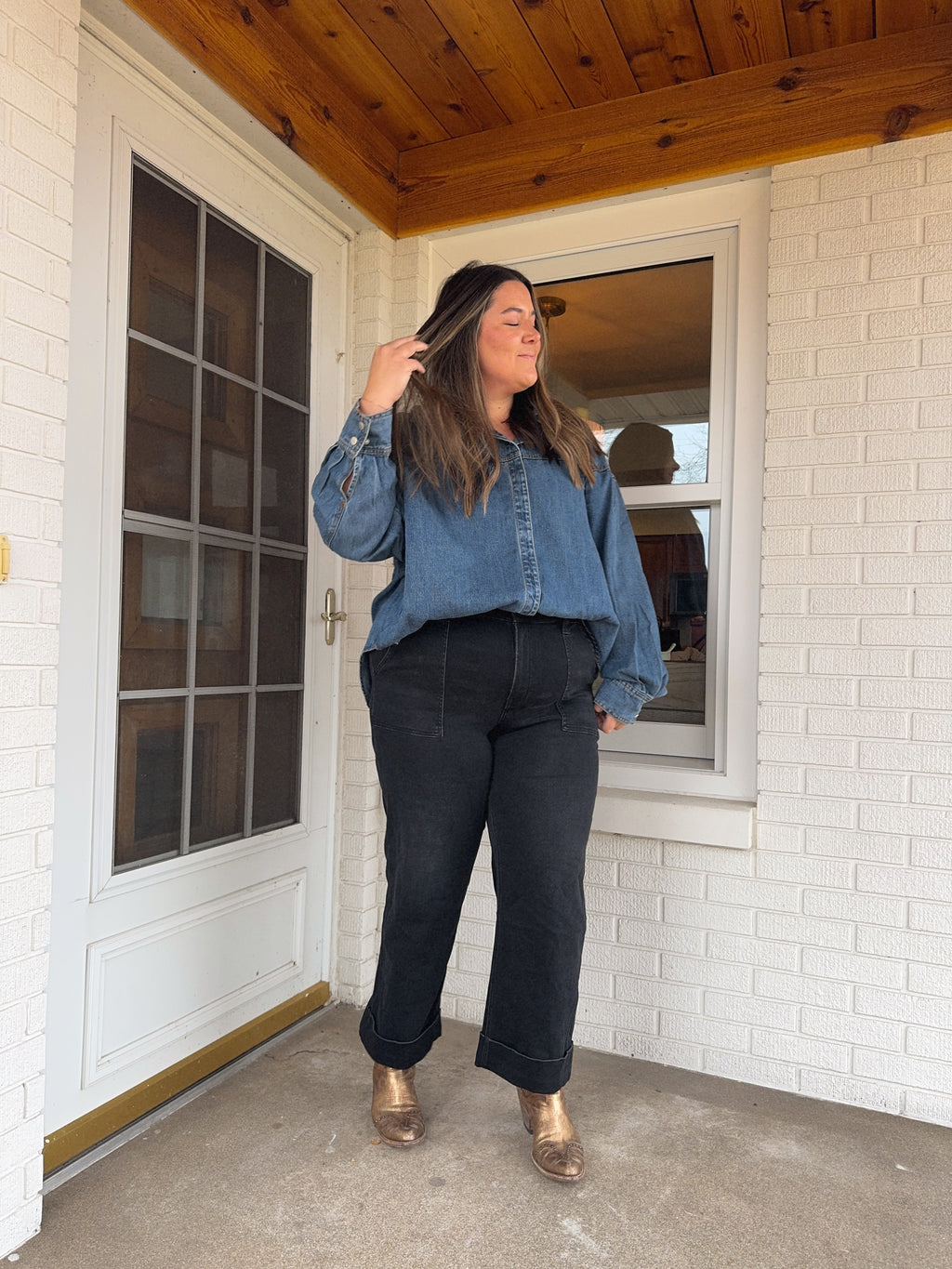 Lightweight Denim Top