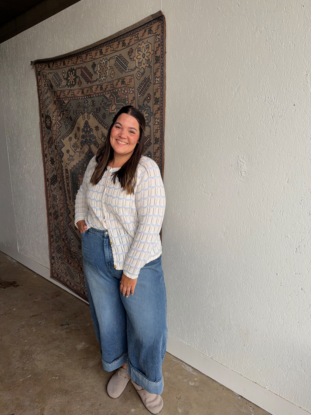 Barrel Cuffed Jeans