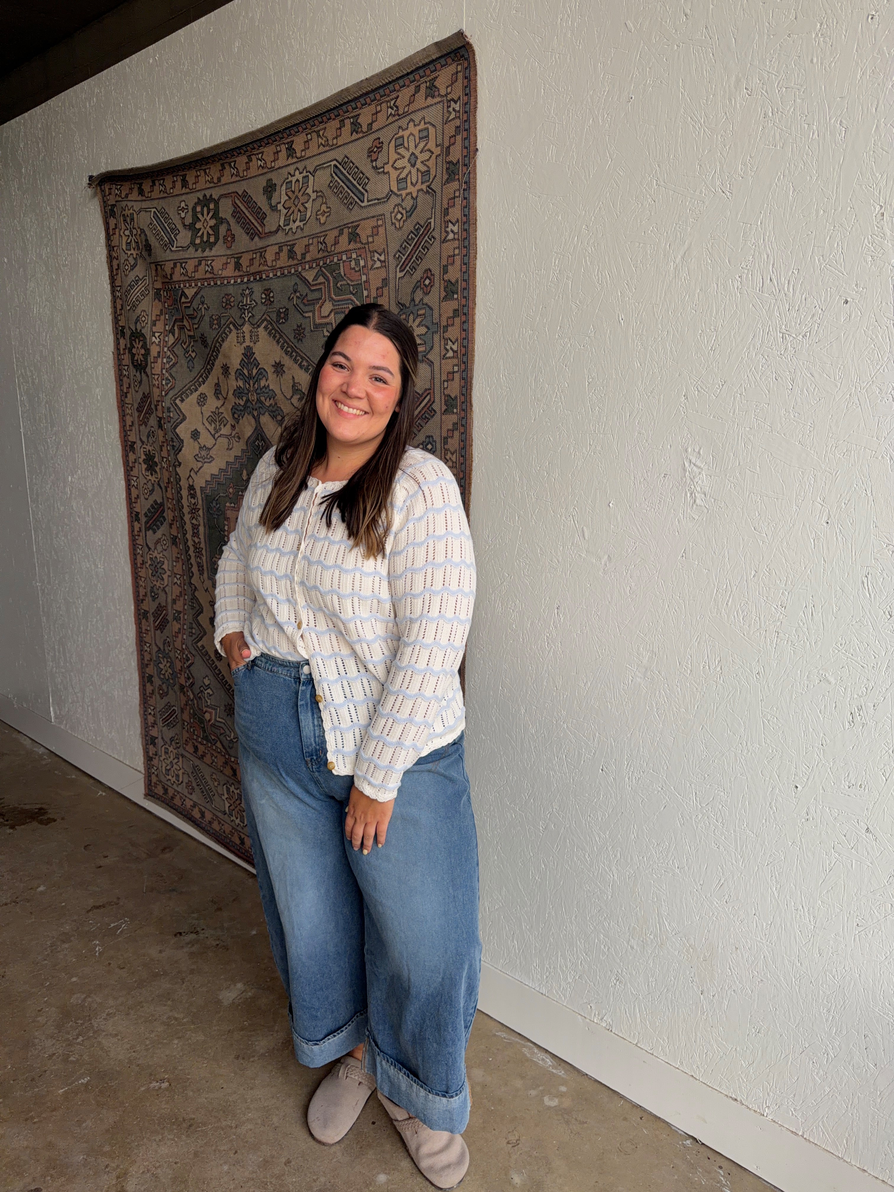 Barrel Cuffed Jeans