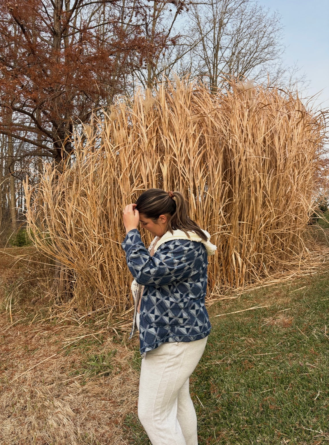 Denim Quilted Jacket