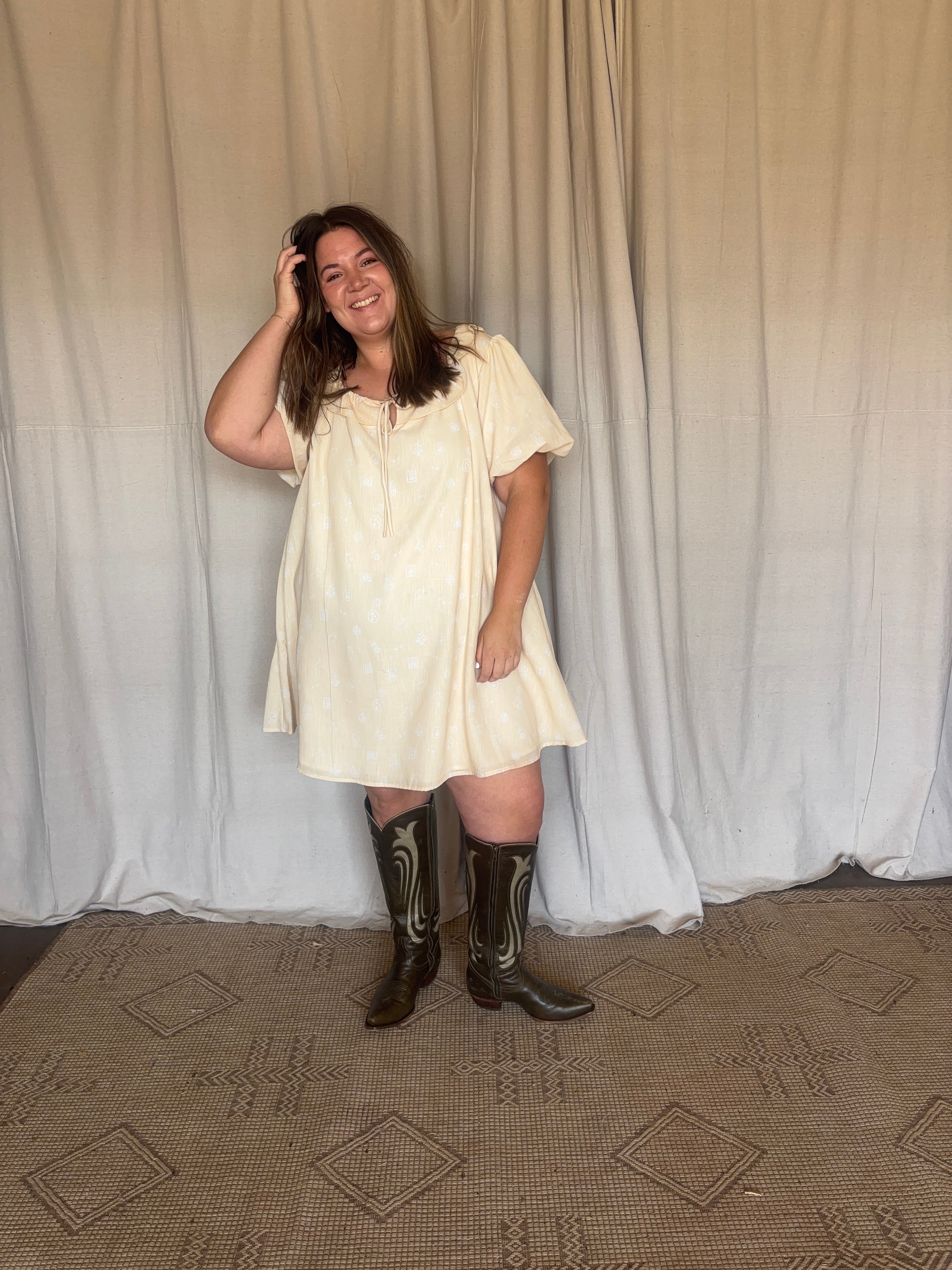 Butter Yellow Spring Dress