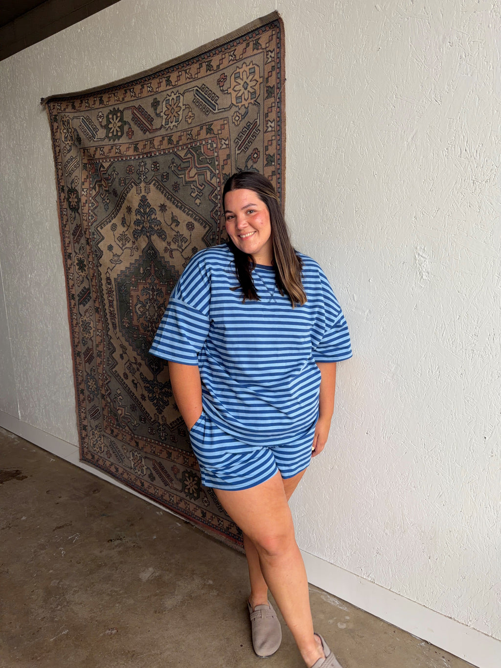 Blue Striped Set [Top]