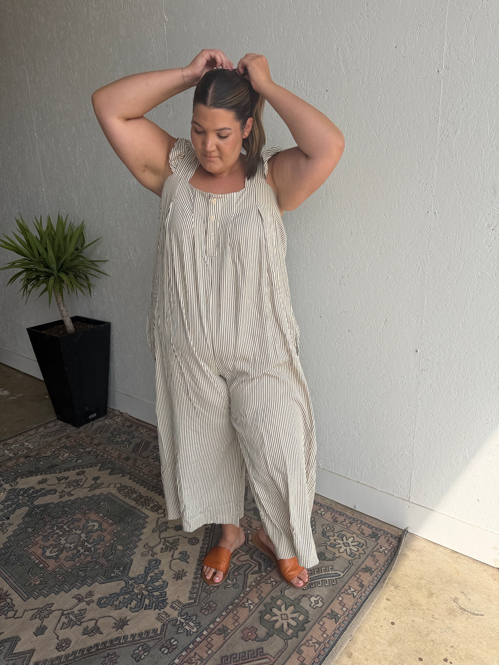 Black and White Romper