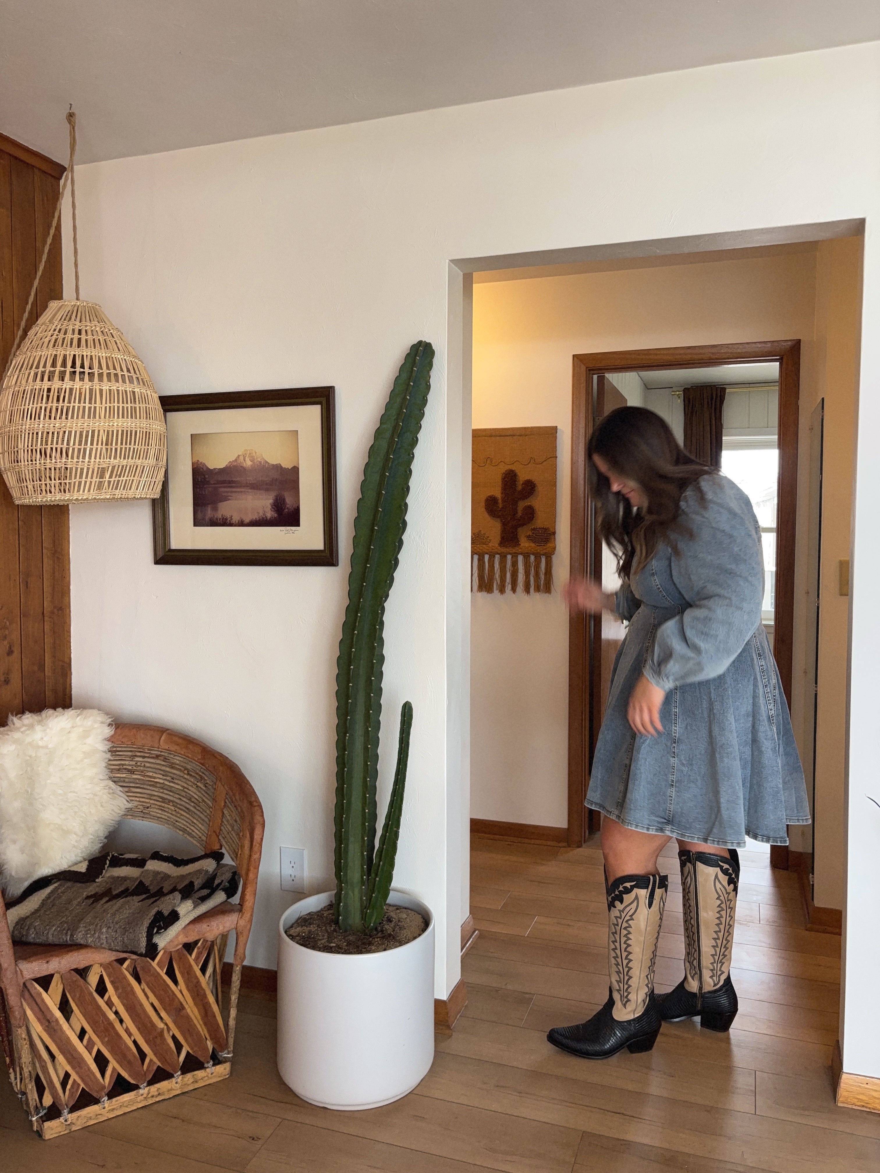 Long Sleeve Denim Dress