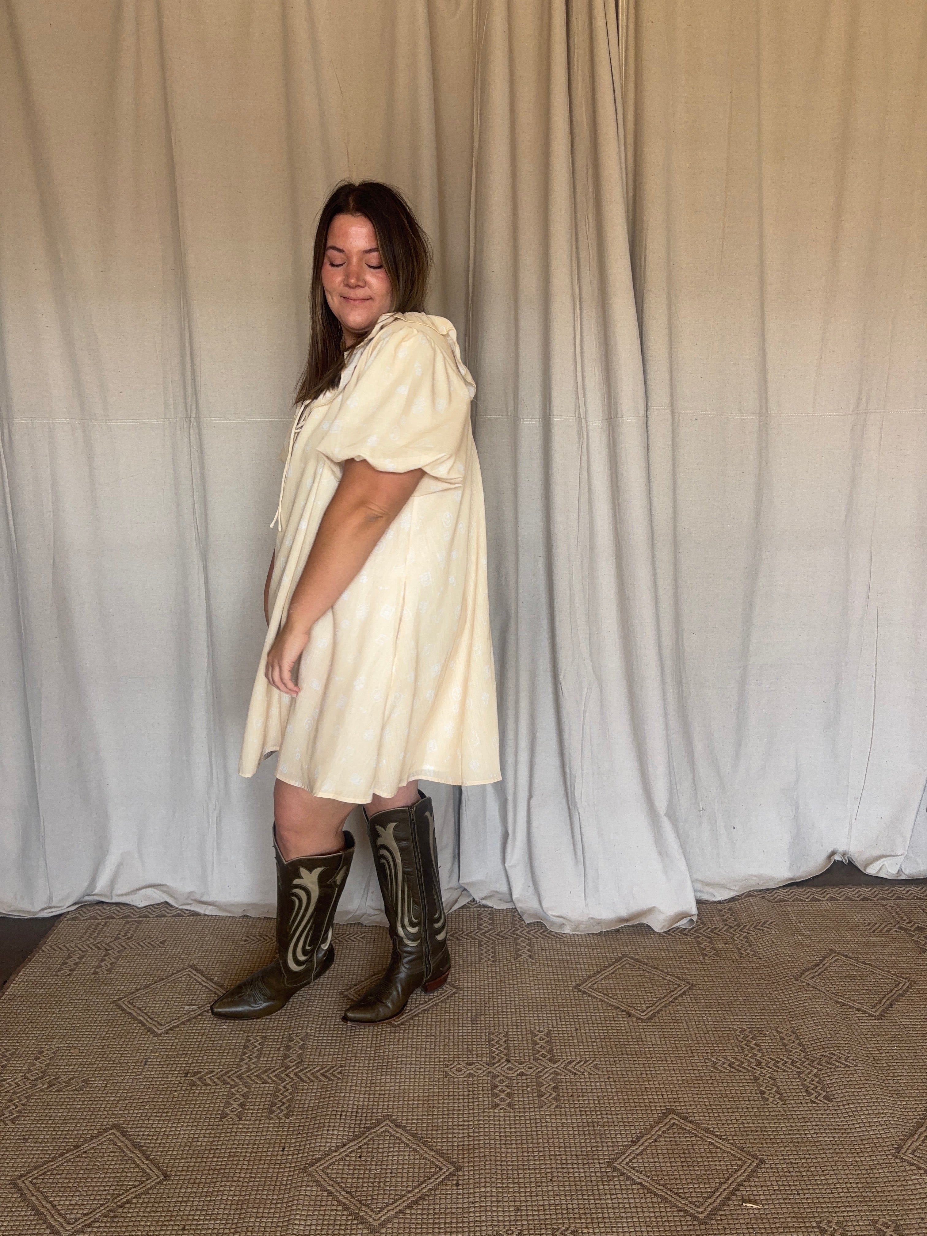 Butter Yellow Spring Dress