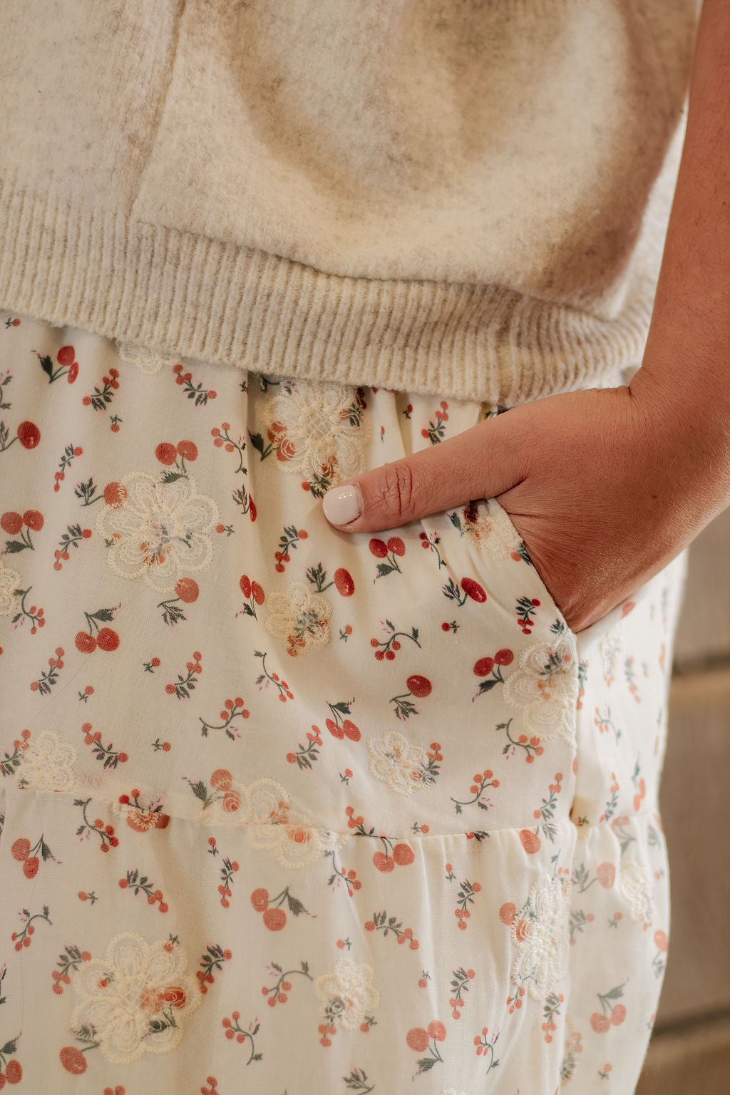 Maxi Cherry Skirt