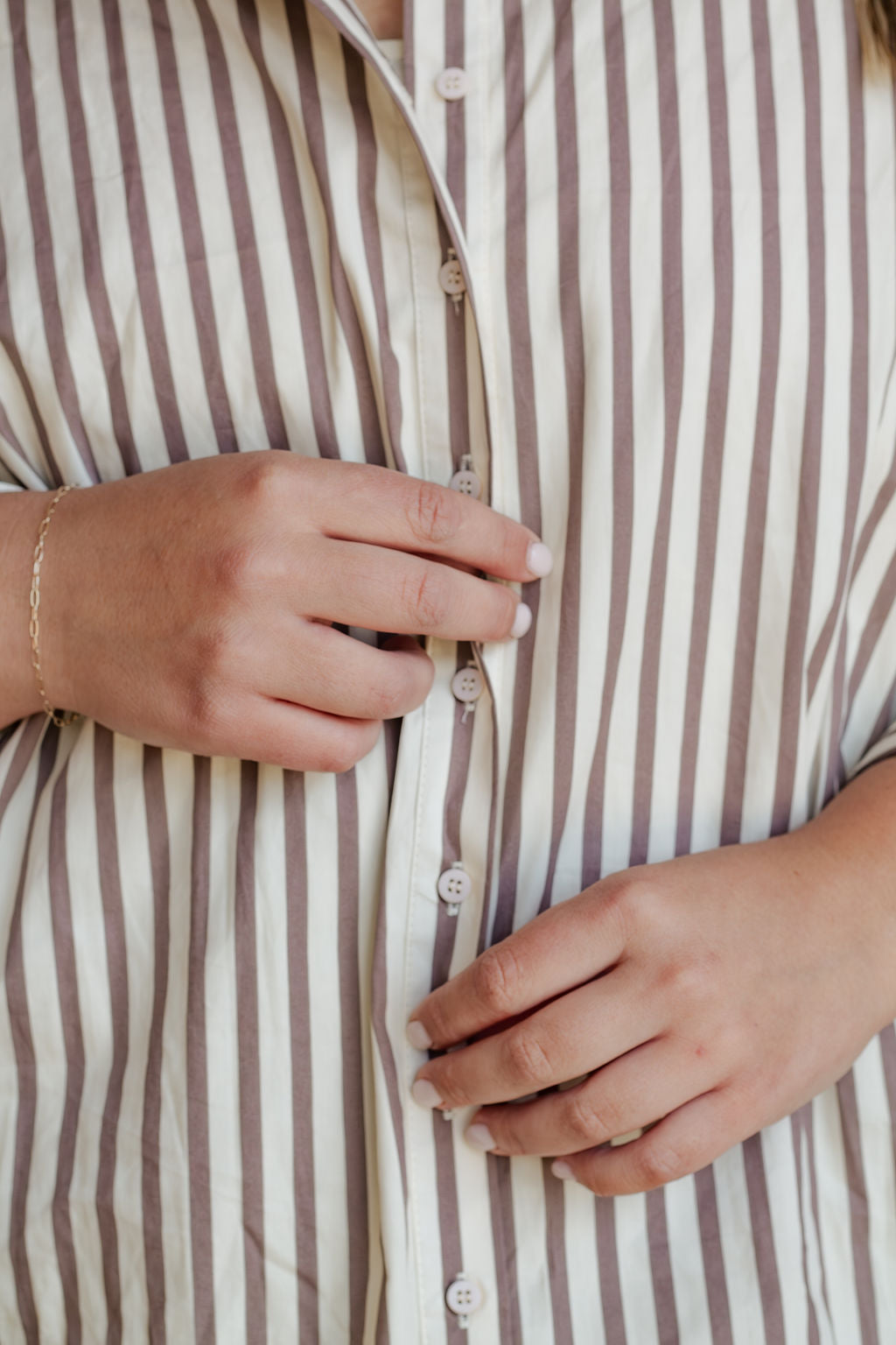 Stripe Shirt Dress