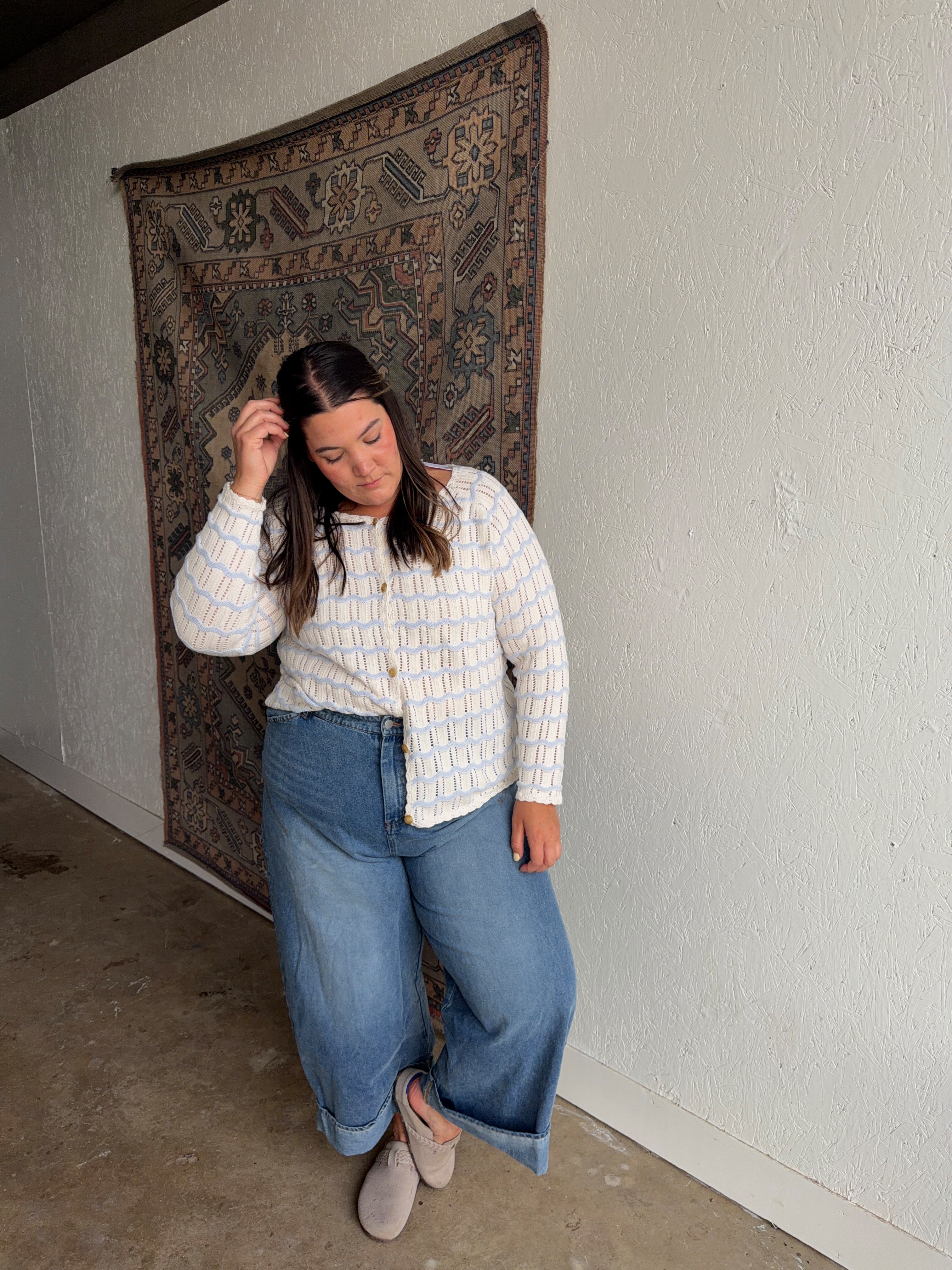 Barrel Cuffed Jeans