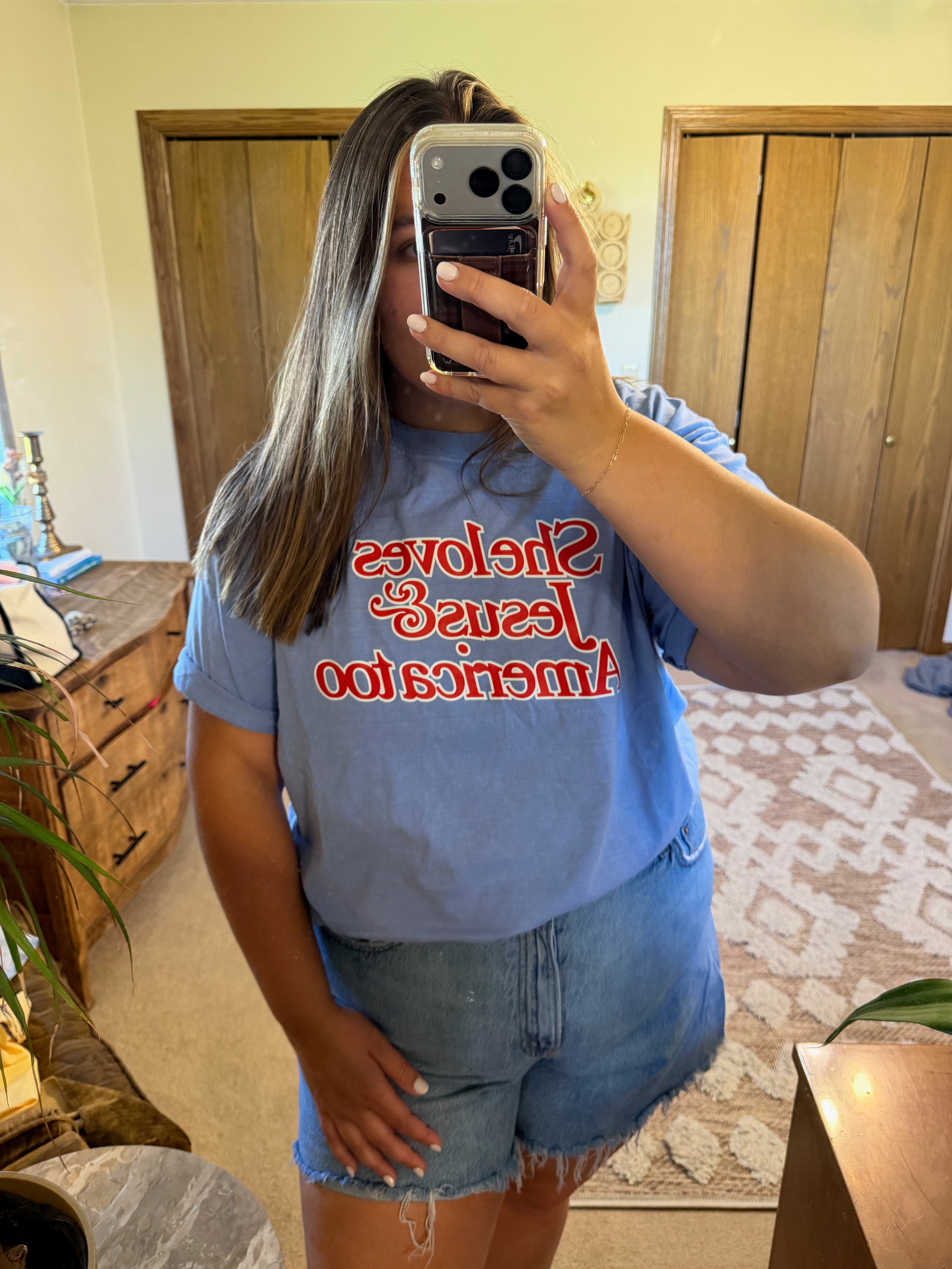 She Loves America & Jesus Tee