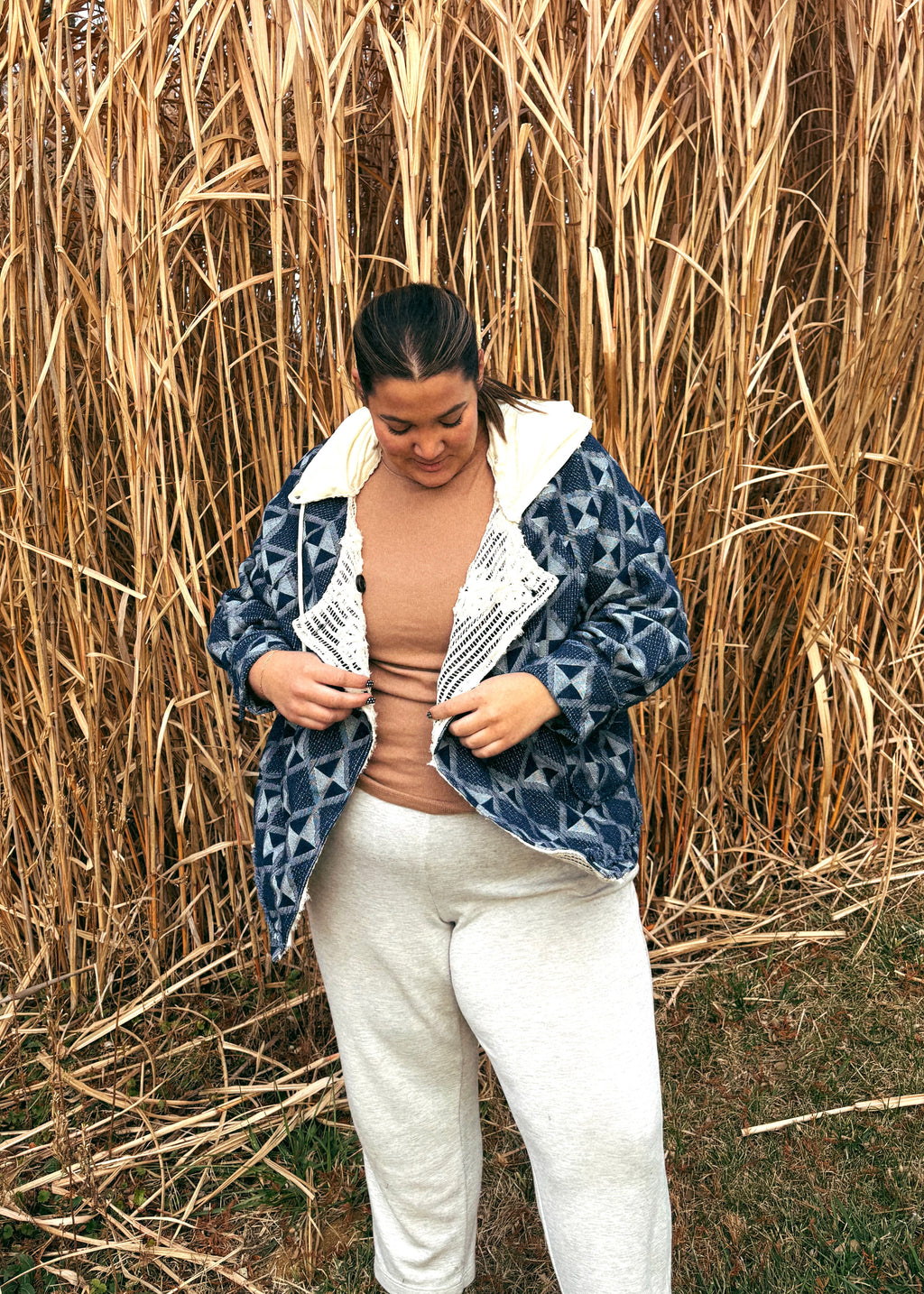 Denim Quilted Jacket