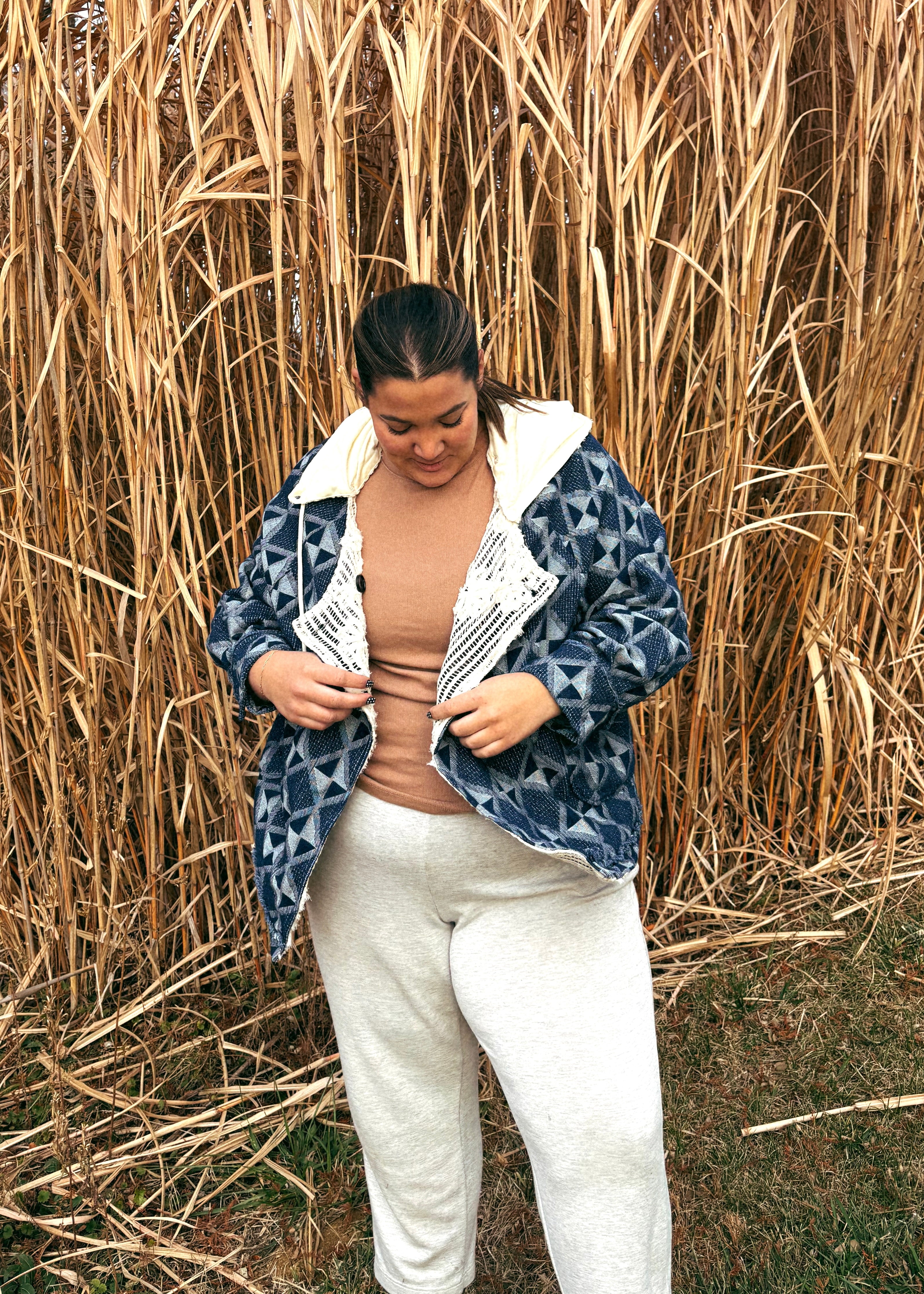 Denim Quilted Jacket