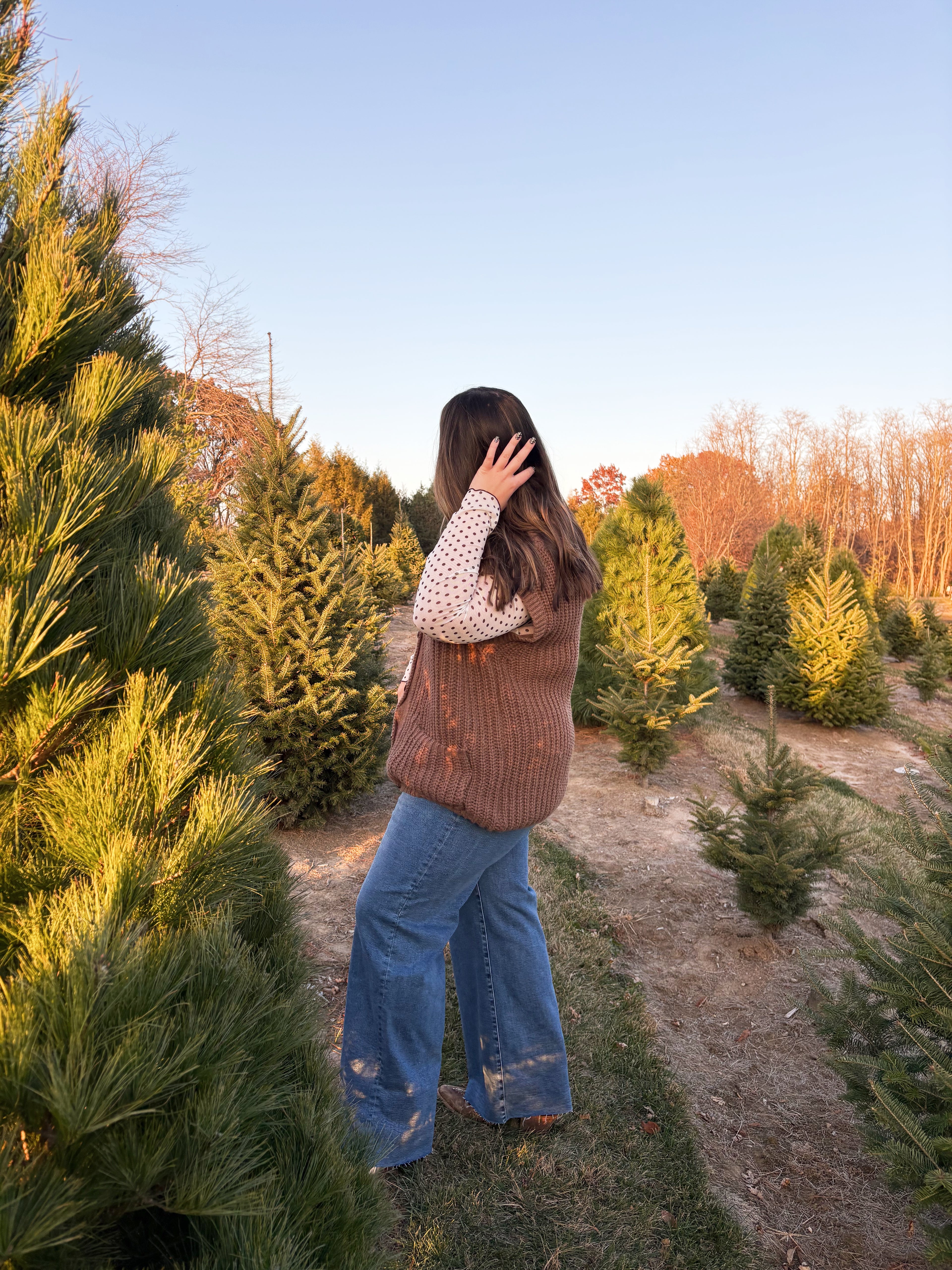 Medium Denim High Rise Wide Leg